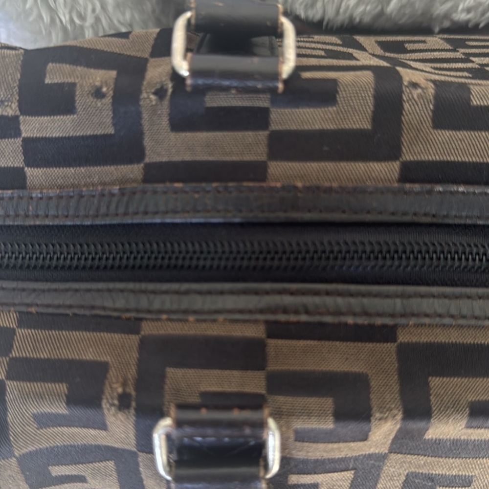 Givenchy Stylish Black And Brown Patterned Duffle… - image 8